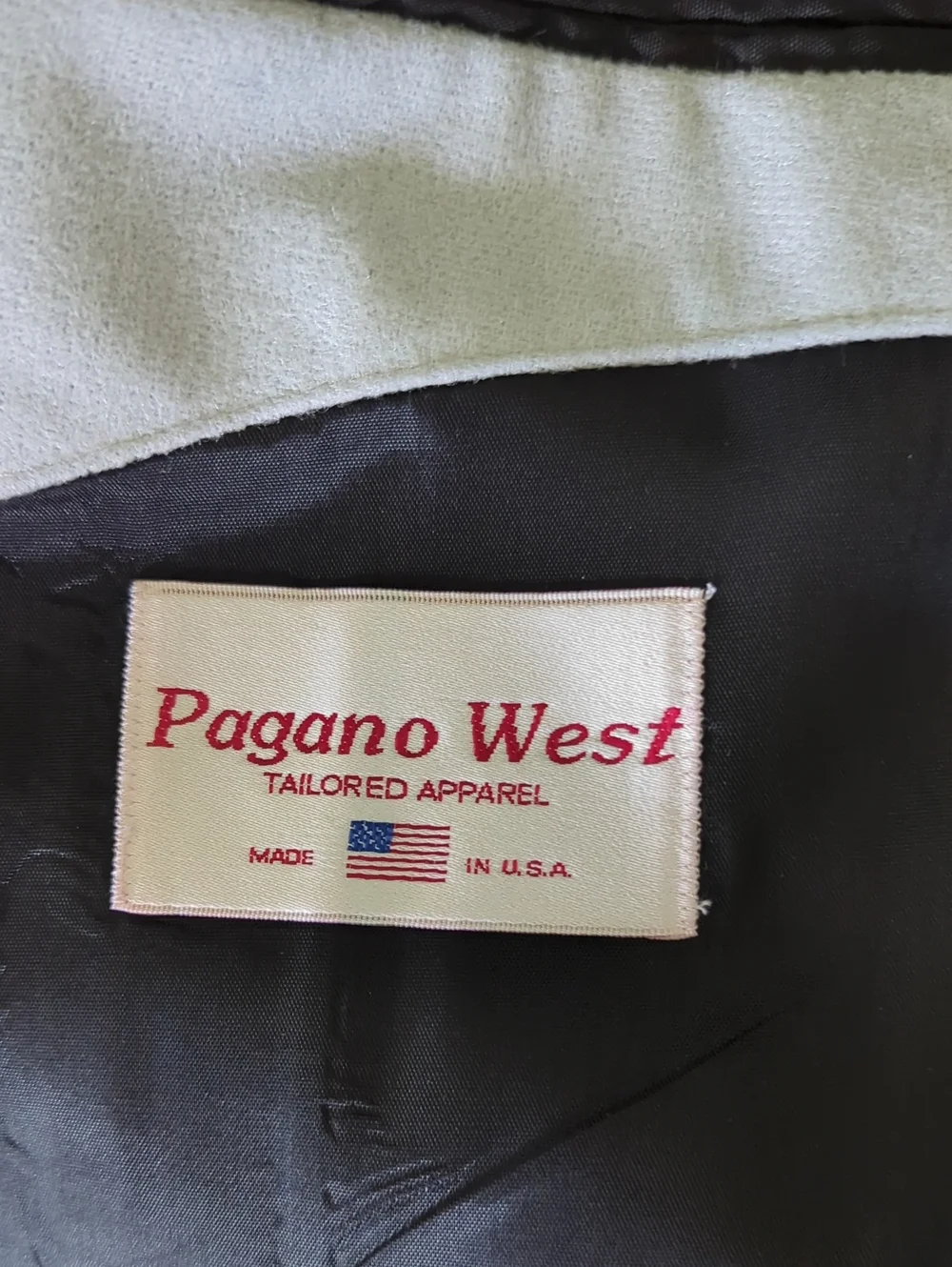 Vintage Pagano West Gray Western Blazer Jacket
